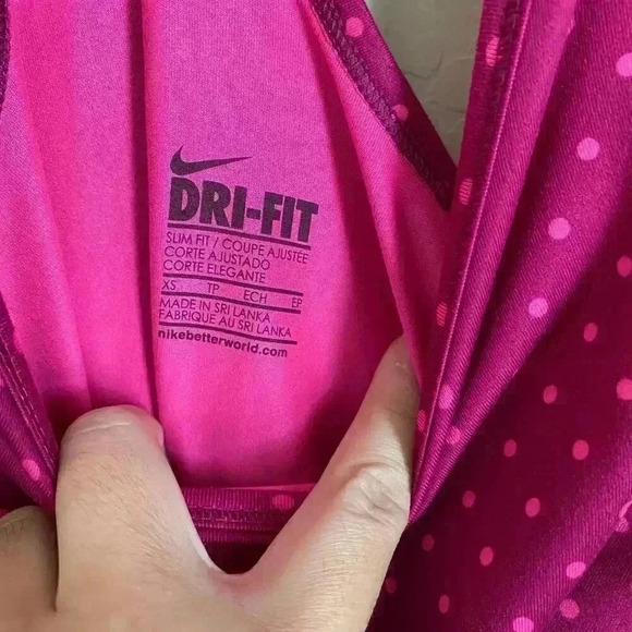 Nike Racerback Polka Dot Tank Top Size XS - Picture 2 of 7